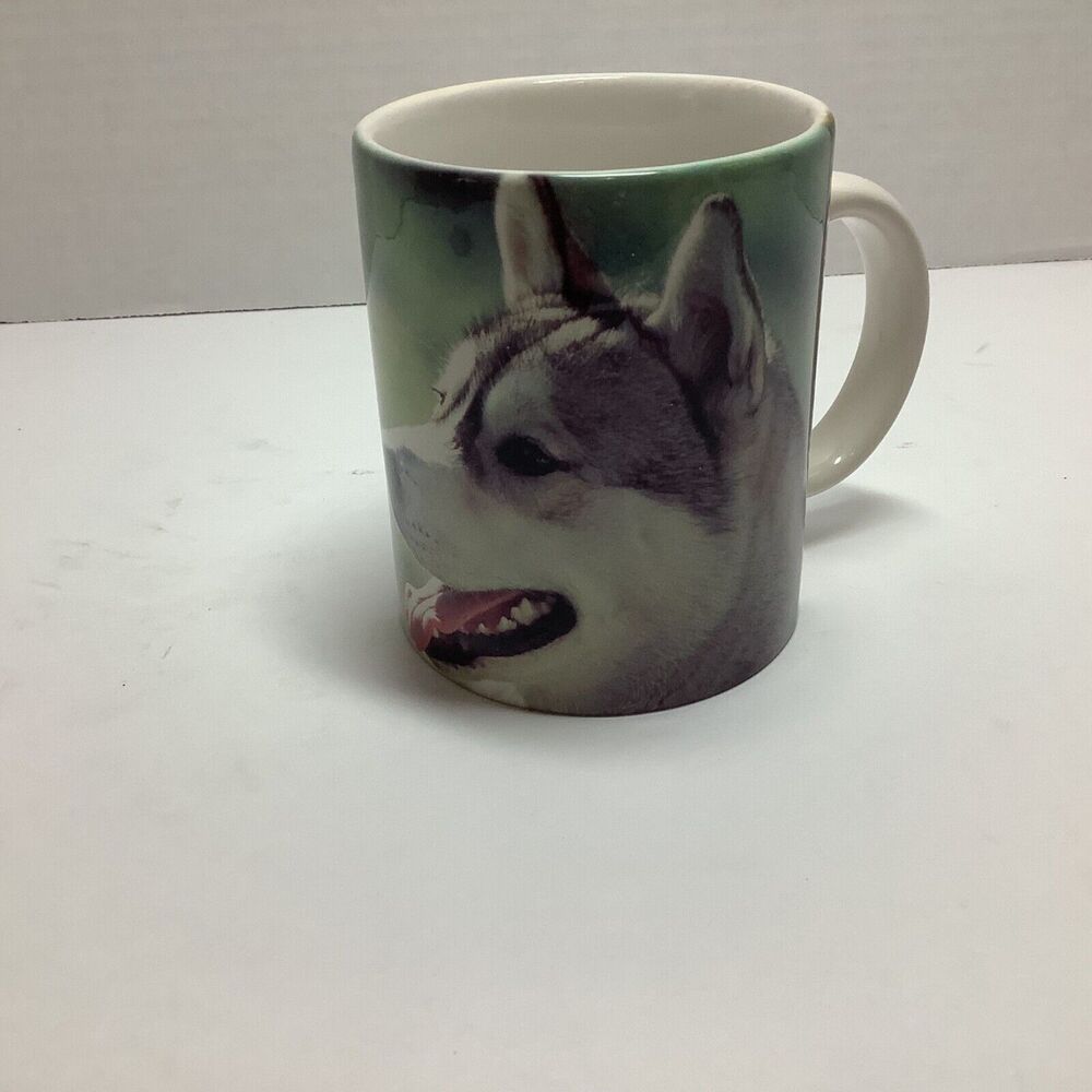 Siberian Husky Mug Coffee Cup Dog Description Verse Detailed History